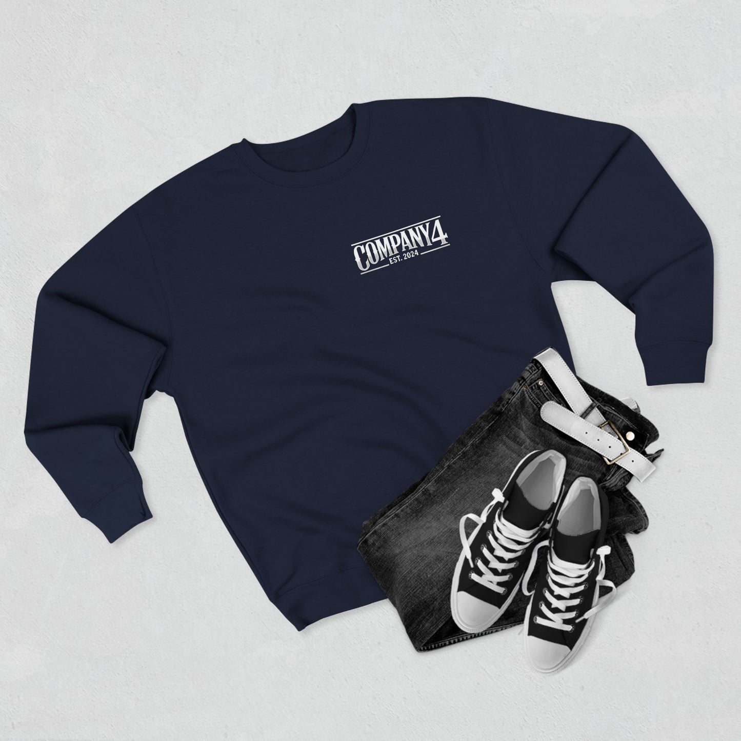 Heavy Metal Band Tee Unisex Crewneck Sweatshirt - Company 4 Rocker Design