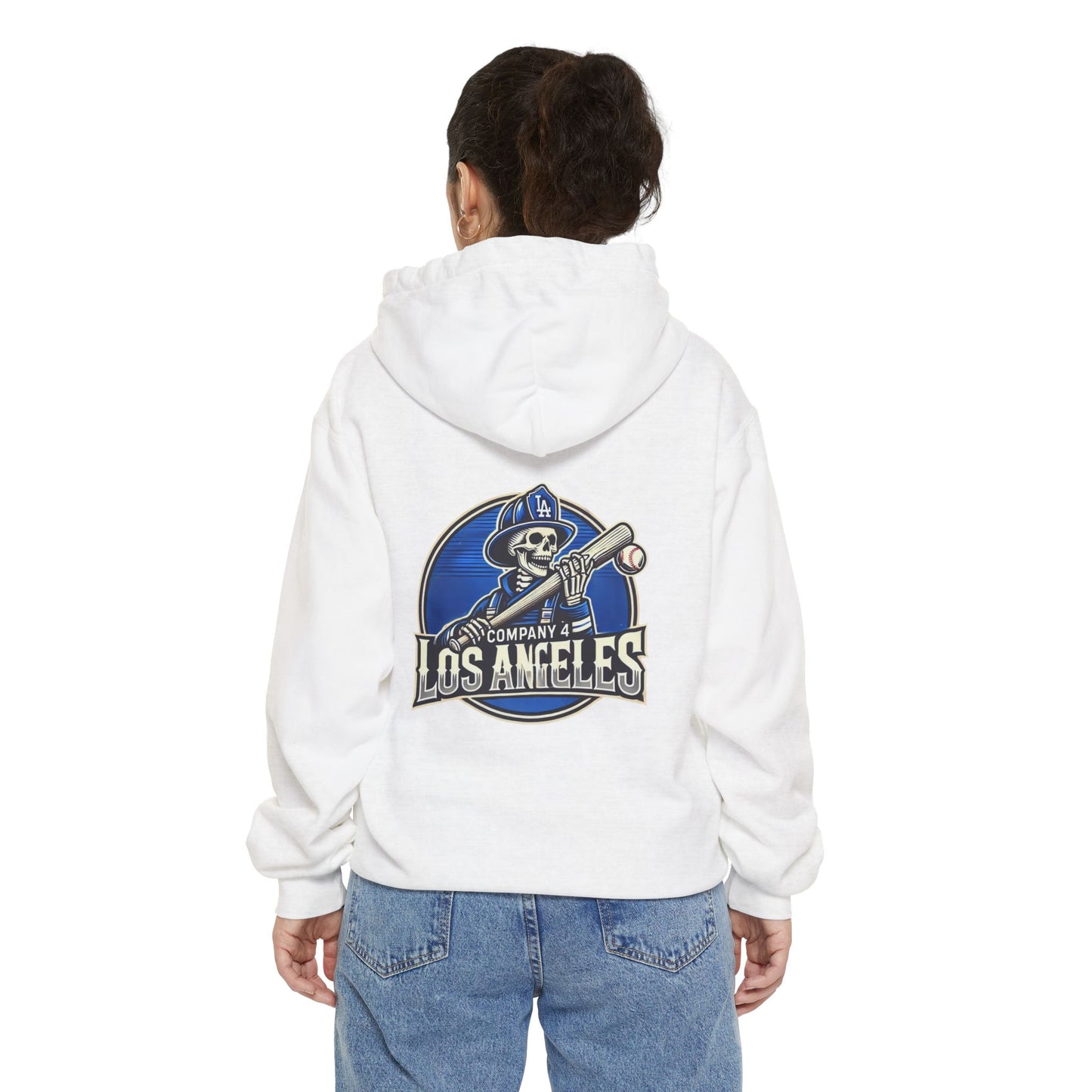 LA Skelly Firefighter Hoodie