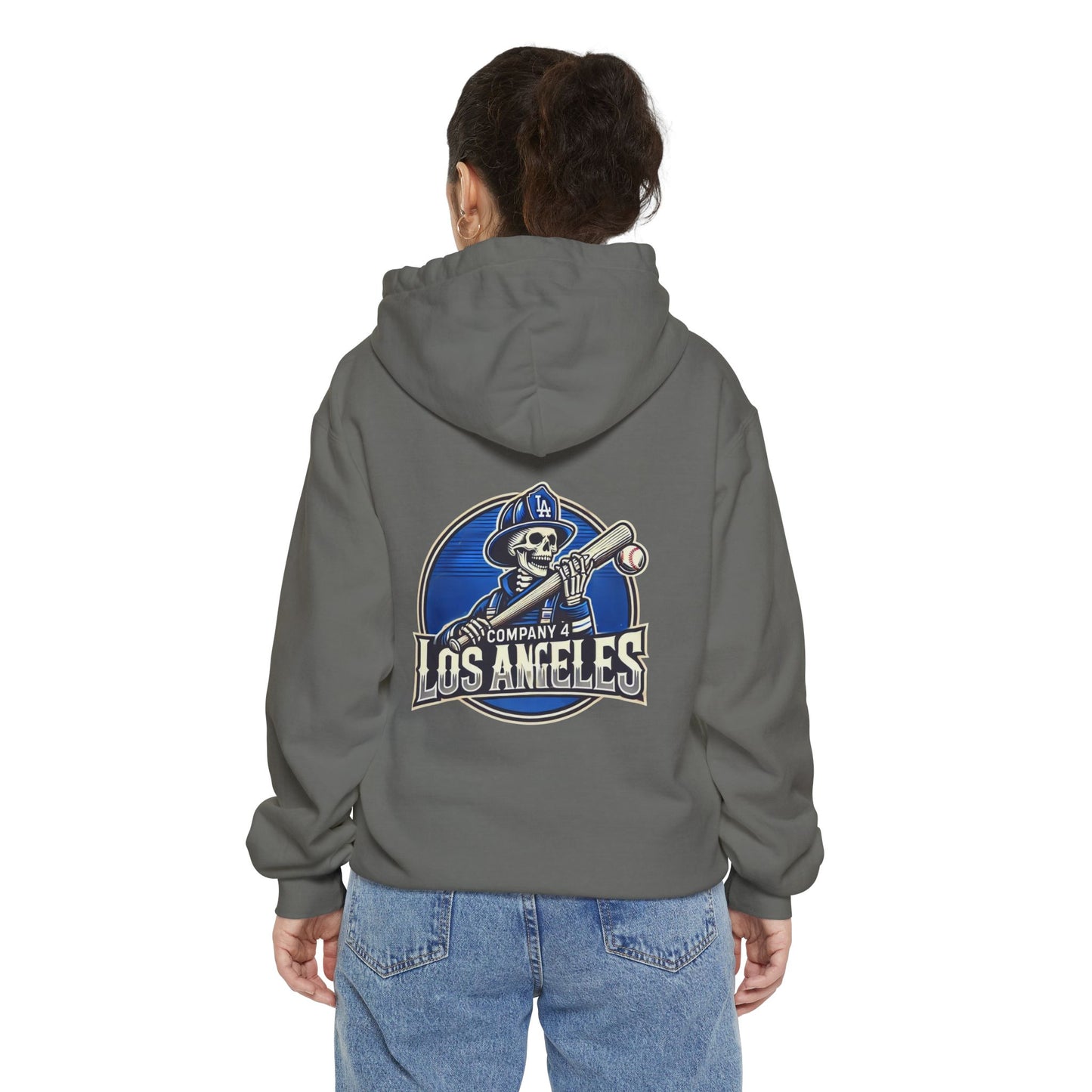 LA Skelly Firefighter Hoodie