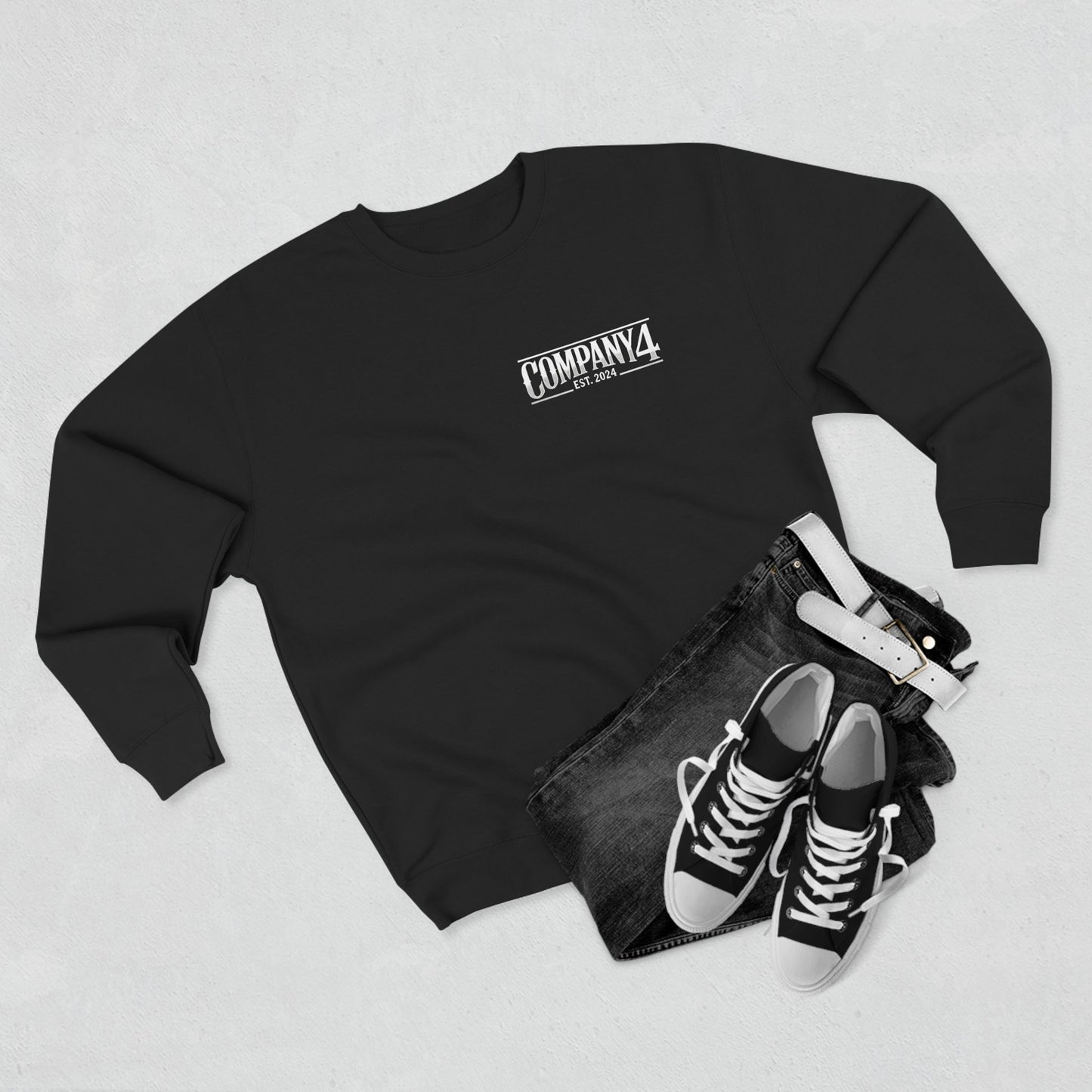 Heavy Metal Band Tee Unisex Crewneck Sweatshirt - Company 4 Rocker Design